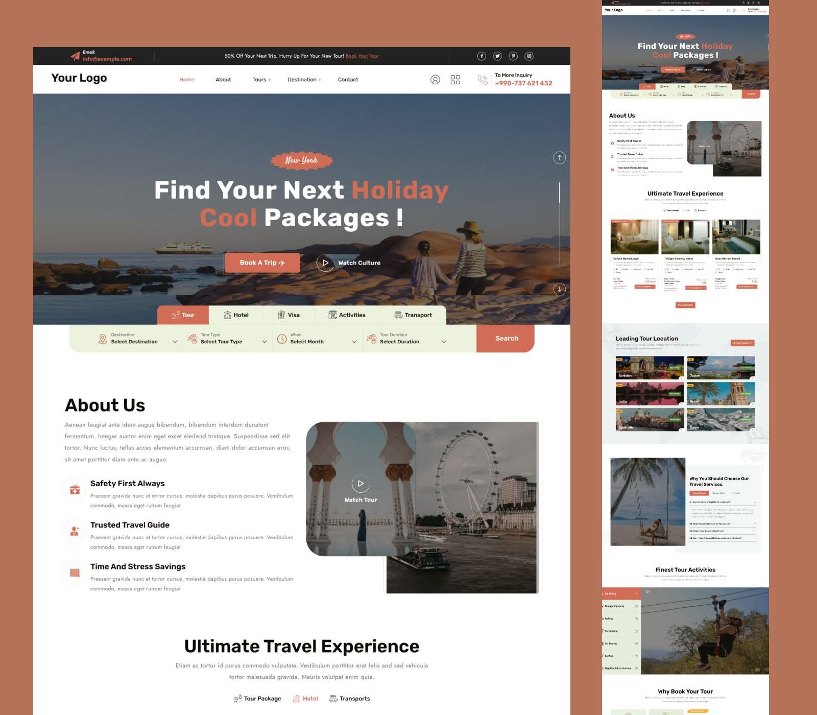 3-4 Page Business Website preview