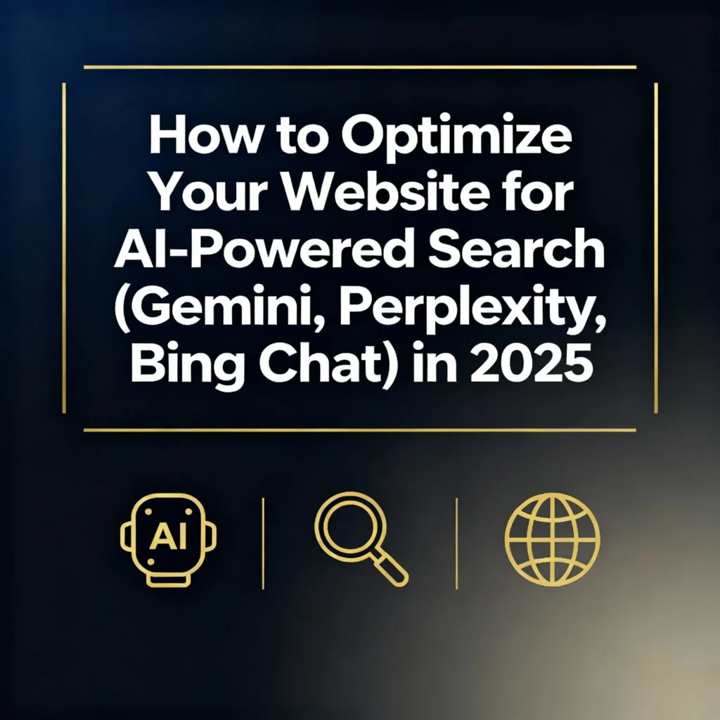 How to Optimize Your Website for AI-Powered Search (Gemini, Perplexity, Bing Chat) in 2025